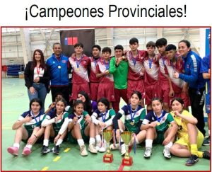 Lee más sobre el artículo Futsal: Campeones provinciales